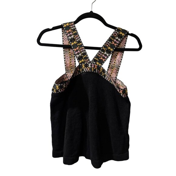 Madewell Bohemian Embroidered Swing Sweater Knit Tank Top - Picture 3 of 11